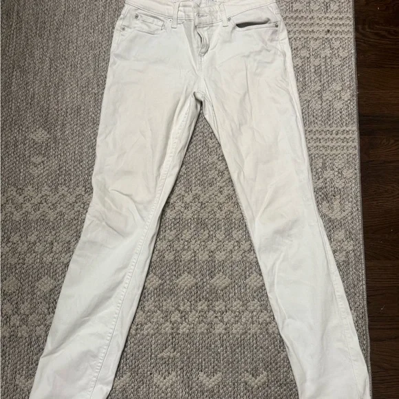 Anthropologie Level 99 White Skinny Jeans - Picture 9 of 9